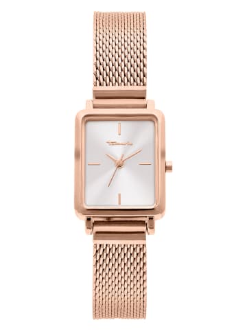 Tamaris Zegarek kwarcowy w kolorze różowozłoto-białym
