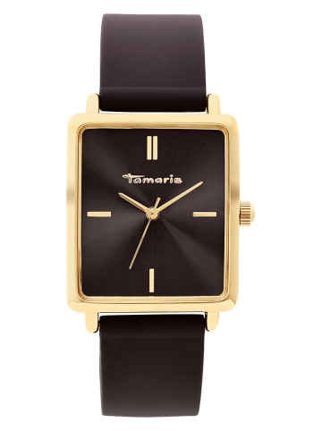 Tamaris Zegarek kwarcowy w kolorze złoto-ciemnobrązowym