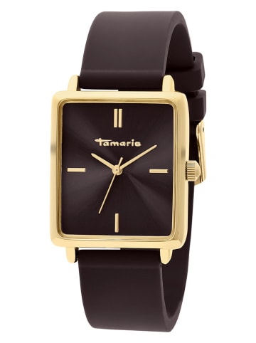 Tamaris Zegarek kwarcowy w kolorze złoto-ciemnobrązowym