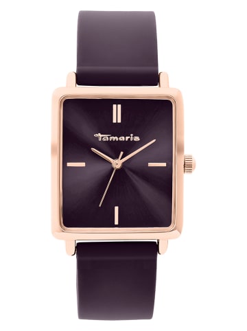 Tamaris Zegarek kwarcowy w kolorze różowozłoto-fioletowym
