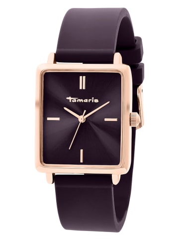 Tamaris Zegarek kwarcowy w kolorze różowozłoto-fioletowym