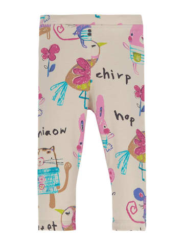 lovetti Capri-Leggings in Beige/ Bunt