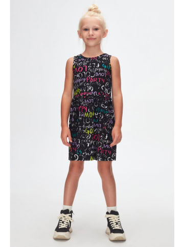 lovetti Sukienka w kolorze czarnym ze wzorem