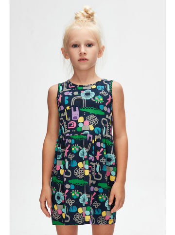 lovetti Sukienka w kolorze granatowym ze wzorem