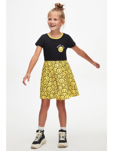 lovetti Jurk zwart/geel