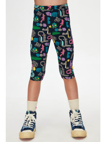 lovetti Caprilegging donkerblauw/meerkleurig