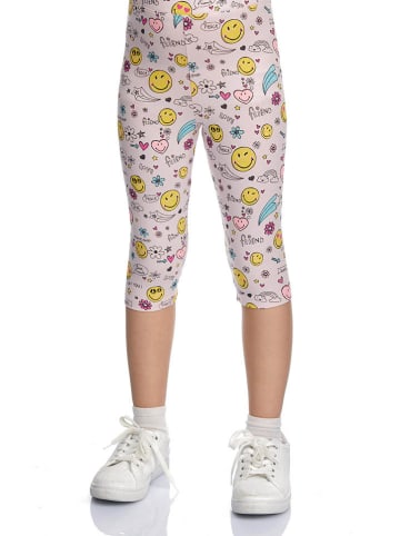 lovetti Capri-Leggings in Rosa/ Bunt