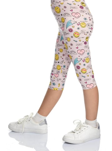 lovetti Capri-Leggings in Rosa/ Bunt