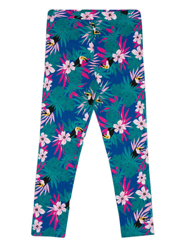 lovetti Capri-Leggings in Blau/ Pink
