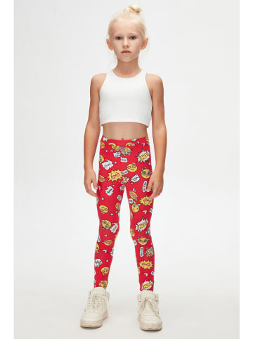 lovetti Leggings in Rot/ Bunt