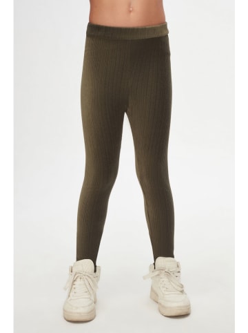 lovetti Legginsy w kolorze khaki
