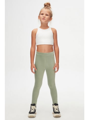 lovetti Legginsy w kolorze zielonym