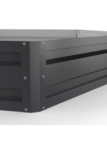 Inkazen 2er-Set: Gemüsegärten in Anthrazit - Ø 138,5 cm