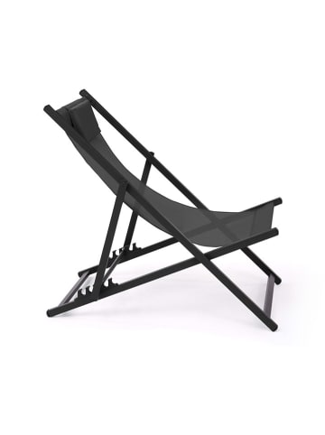 Inkazen 2-delige set: ligstoelen antraciet - (B)102 x (H)82 x (D)61 cm