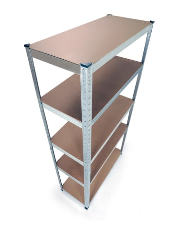 Inkazen Rek naturel/grijs - (B)90 x (H)180 x (D)40 cm