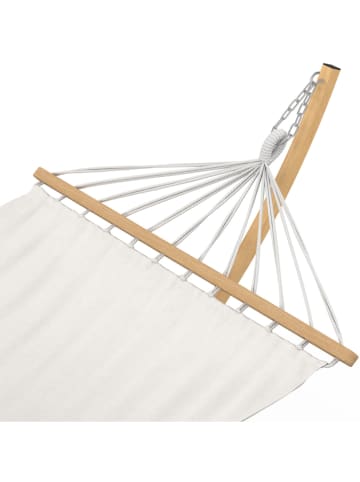 Inkazen Hängematte "Amazonia" in Weiß/ Hellbraun - (B)295 x (H)105 x (T)103 cm
