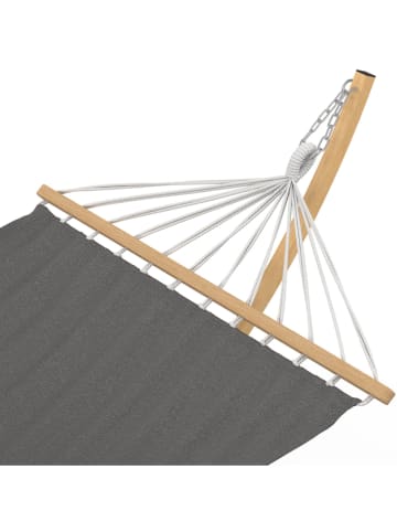 Inkazen Hängematte "Amazonia" in Grau/ Beige - (B)295 x (H)105 x (T)103 cm