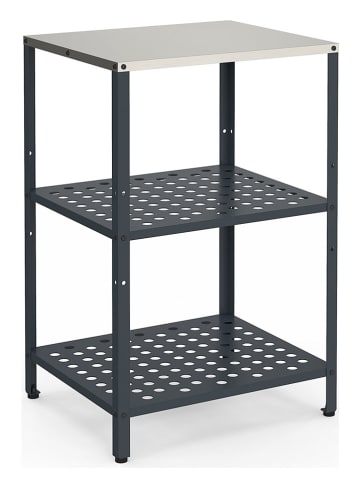 Inkazen Outdoor-Küchenregal in Anthrazit - (B)60 x (H)90 x (T)50 cm