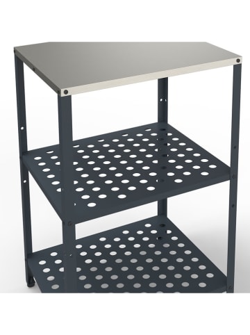 Inkazen Outdoorkeukenkast antraciet - (B)60 x (H)90 x (D)50 cm