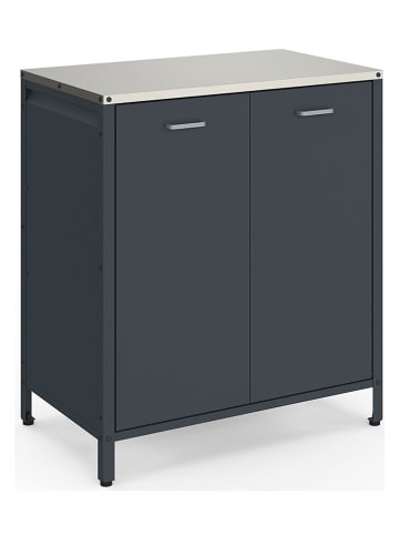 Inkazen Outdoor-Küchenschrank in Anthrazit - (B)80 x (H)90 x (T)50 cm