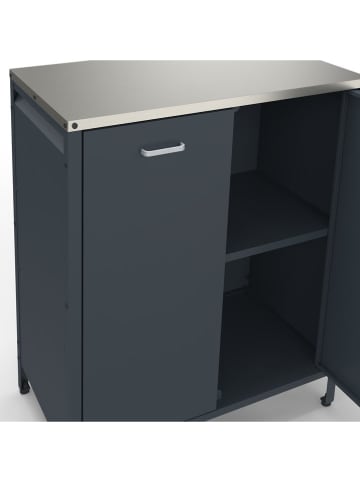 Inkazen Outdoorkeukenkast antraciet  - (B)80 x (H)90 x (D)50 cm