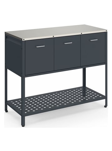 Inkazen Outdoorkeukenkast antraciet - (B)110 x (H)90 x (D)50 cm