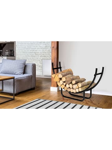 Inkazen Holzständer in Schwarz - (B)92 x (H)57 x (T)36 cm