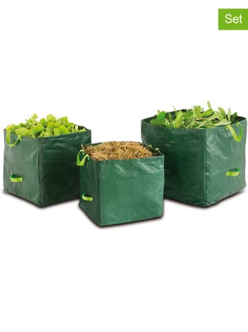 Inkazen 3-delige set: bladzakken groen