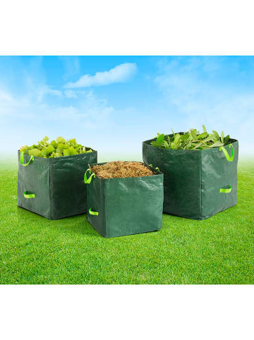 Inkazen 3er-Set: Laubbeutel in Grün