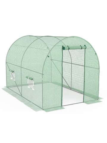 Inkazen Gewächshaus in Grün - (B)300 x (H)200 x (T)300 cm