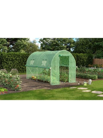 Inkazen Gewächshaus in Grün - (B)200 x (H)200 x (T)300 cm