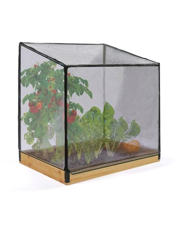 Inkazen Groenten-kweekkast vurenhout/zwart - (B)80 x (H)130 x (D)115 cm