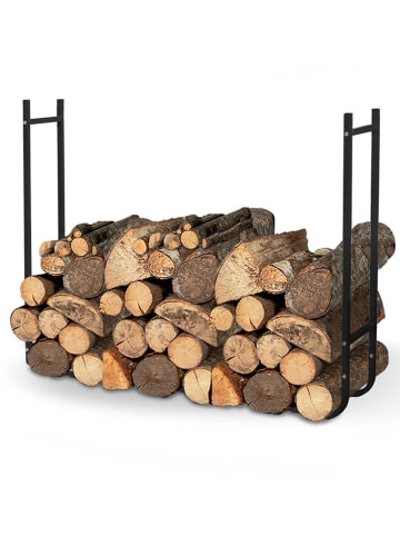 Inkazen Holzständer in Schwarz - (B)120 x (H)95 x (T)24 cm