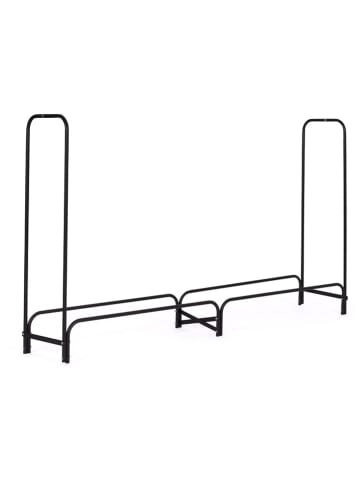 Inkazen Holzständer in Schwarz - (B)200 x (H)115 x (T)34 cm