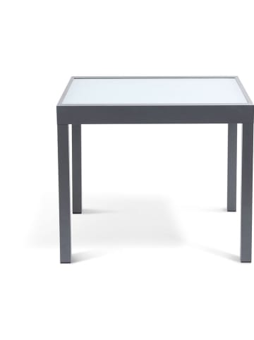 Inkazen Ausziehbarer Gartentisch in Grau - (B)90 x (H)73 x (T)90 cm