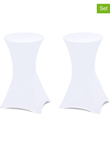 Inkazen 4-delige tuintafelset wit