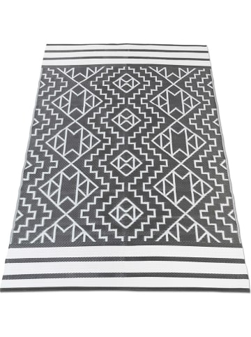 Inkazen Outdoor-tapijt antraciet/wit