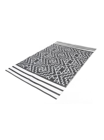 Inkazen Outdoor-Teppich in Anthrazit/ Weiß