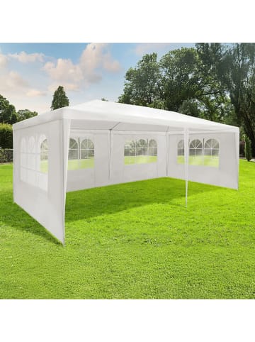 Inkazen Paviljoen wit - (B)600 x (H)250 x (D)300 cm