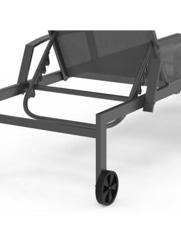 Inkazen Leżaki (2 szt.) w kolorze antracytowym - 185 x 30 x 58 cm