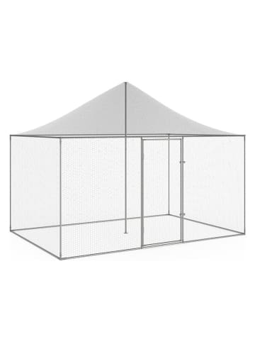 Inkazen Kippenhok lichtgrijs - (B)300 x (H)230 x (D)300 cm