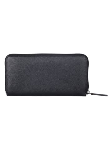 Bellicci Leder-Geldbörse "Cambrie" in Schwarz - (B)19,5 x (H)10 x (T)2,5 cm