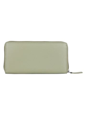 Bellicci Leder-Geldbörse "Cambrie" in Oliv - (B)19,5 x (H)10 x (T)2,5 cm