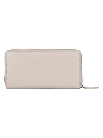 Bellicci Leren portemonnee "Cambrie" beige - (B)19,5 x (H)10 x (D)2,5 cm