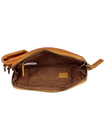 Bellicci Leren smartphonetas "Kia" oranje - (B)11 x (H)19 x (D)2 cm