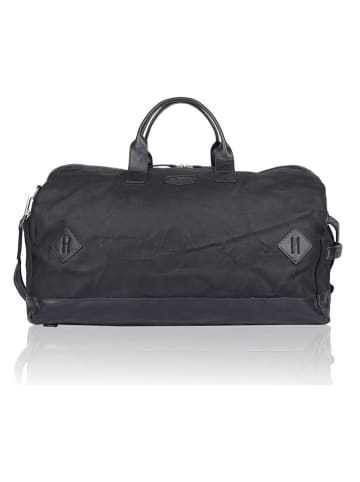 SPARWELL Skórzana torba podróżna "Sightseer Scott" w kolorze czarnym - 54 x 27 x 27 cm