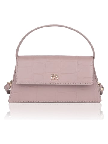 Bellicci Leren handtas "Vicky" paars - (B)22 x (H)11 x (D)6 cm