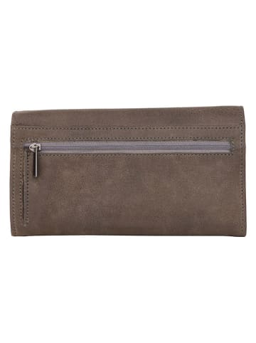 SPARWELL Leder-Geldbörse in Braun - (B)19 x (H)11 x (T)2,5 cm