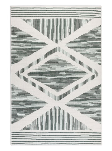 Elle Decoration Laagpolig tapijt "Gemini" groen