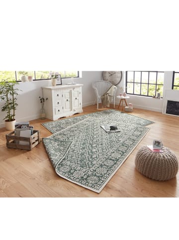 Hanse Home Wendeteppich "Curacao" in Creme/ Grün